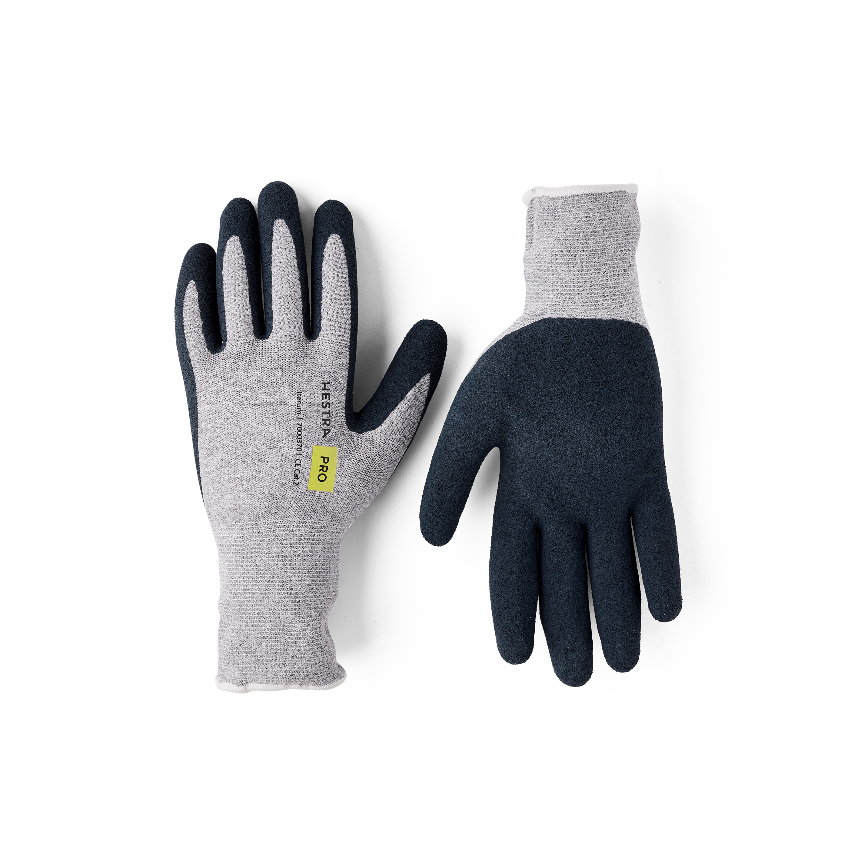 Hestra Iterum glove in Light grey – front view