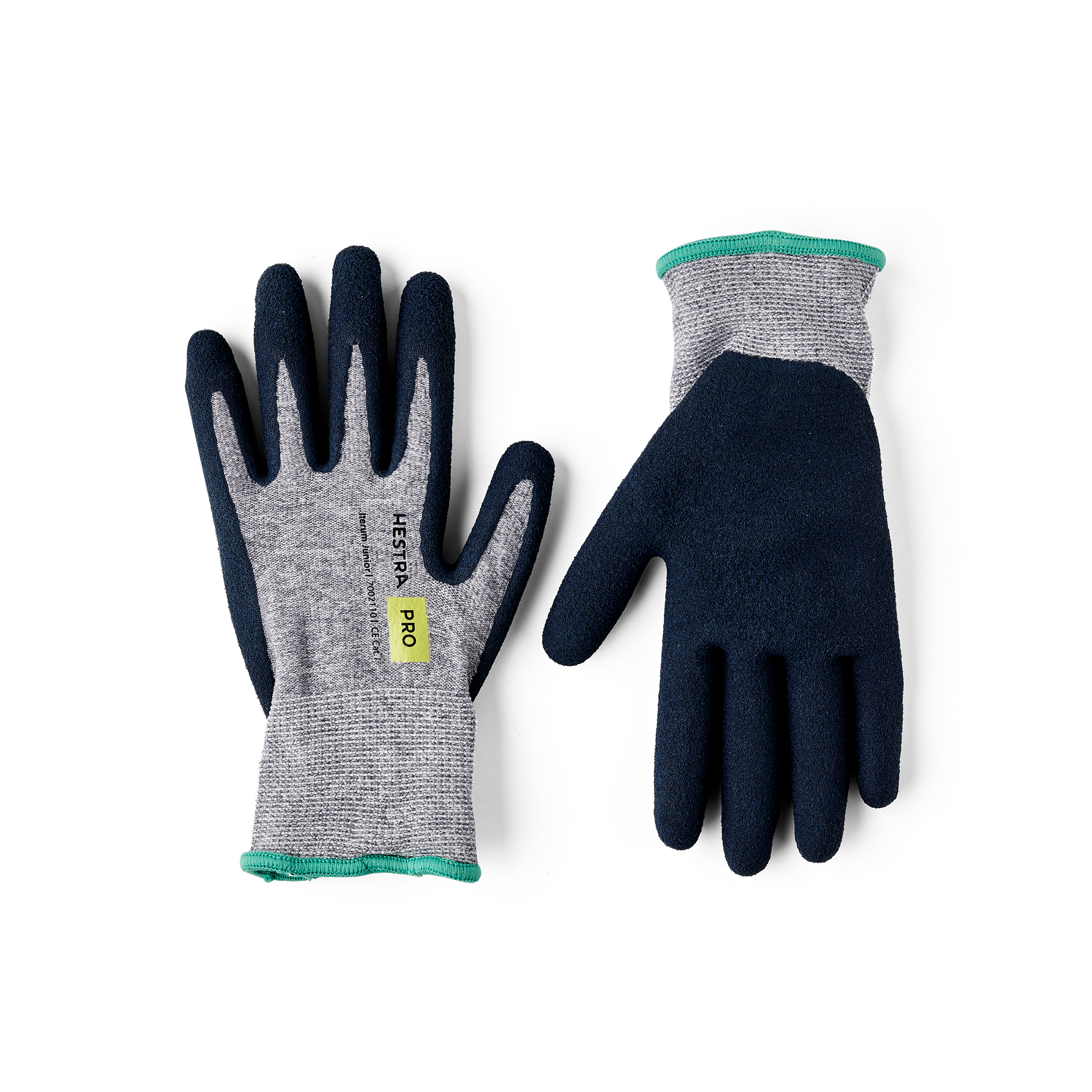 Hestra Iterum Junior glove in Light grey – front view