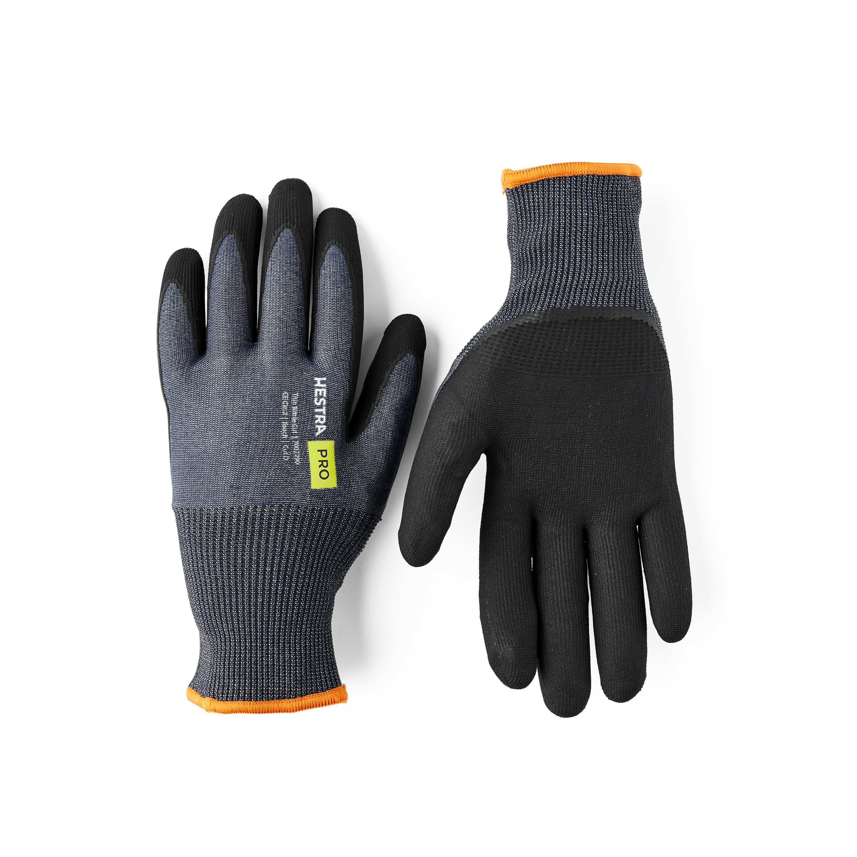Hestra Thin Nitrile Cut glove in Navy – front view