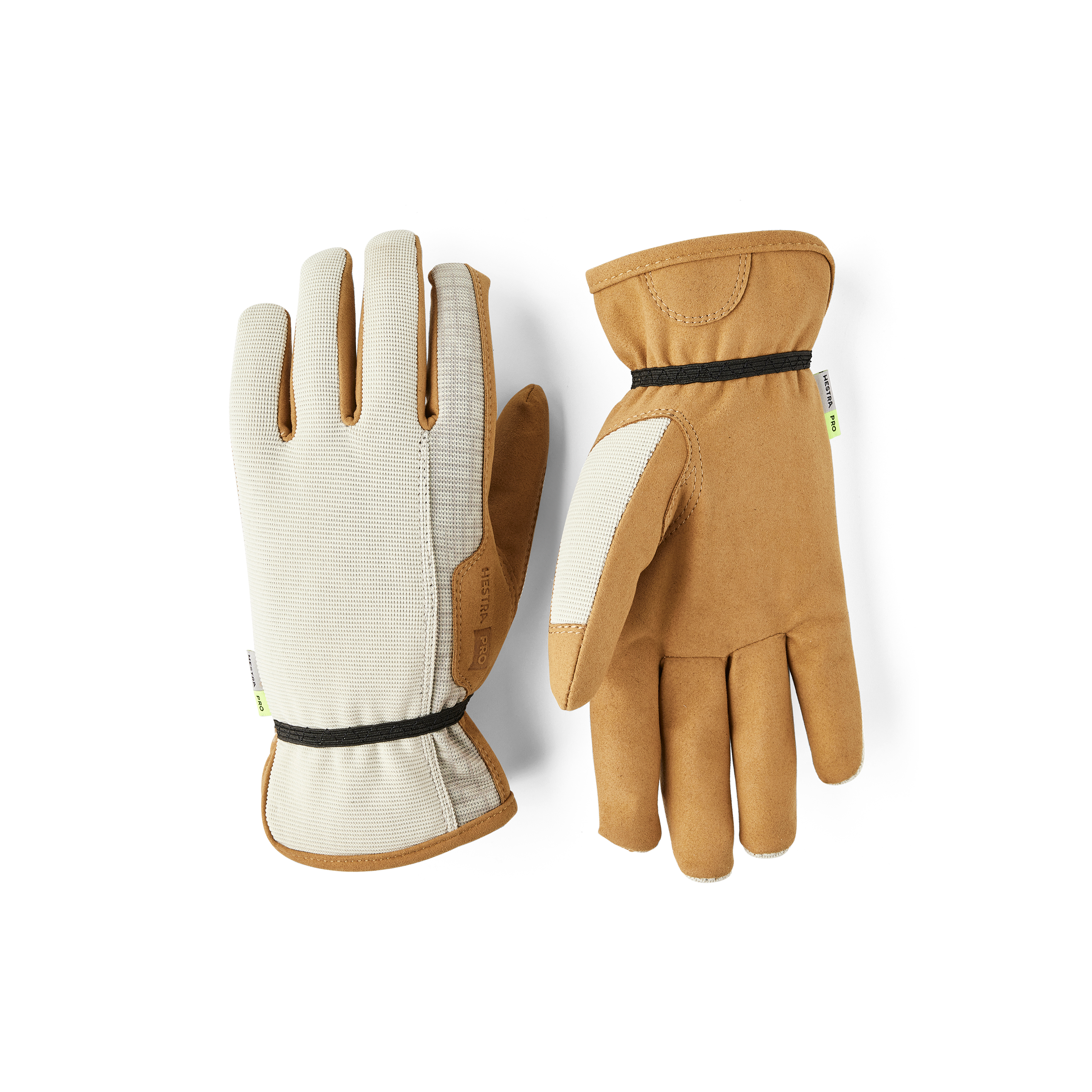 Hestra Terra Utility glove in Offwhite – front view