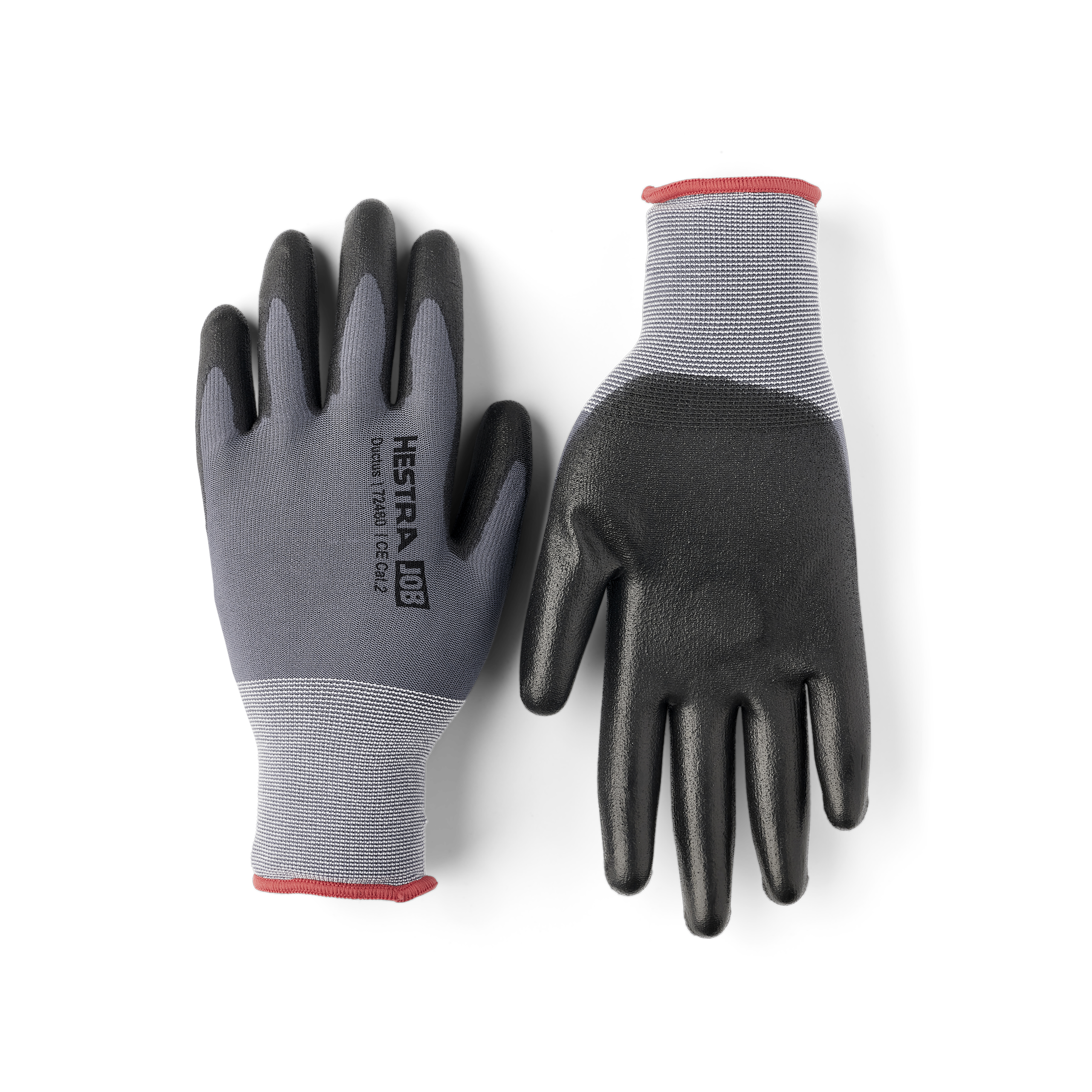Hestra Ductus glove in Grey – front view