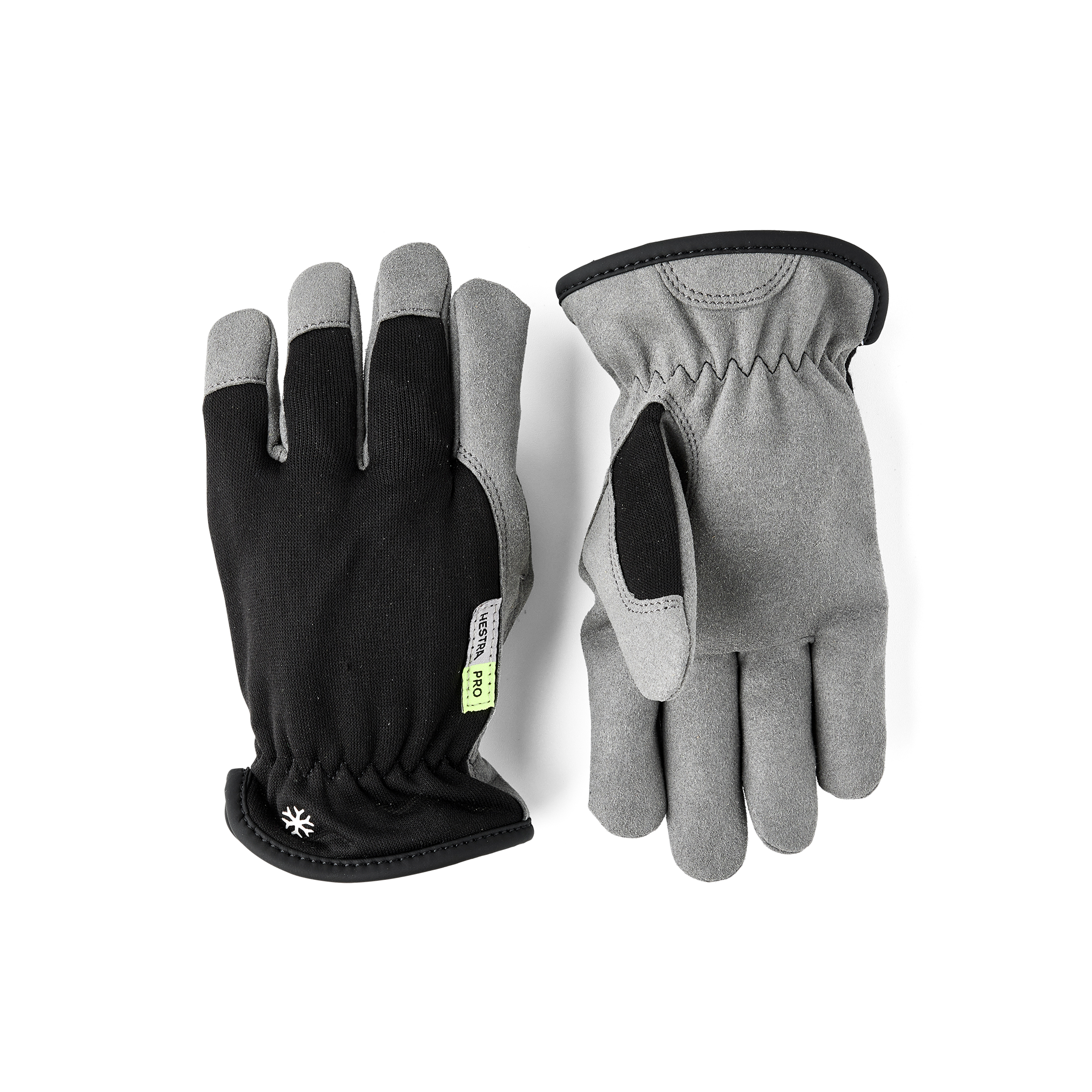 Hestra Kobolt Kid´s Winter glove in Black – front view