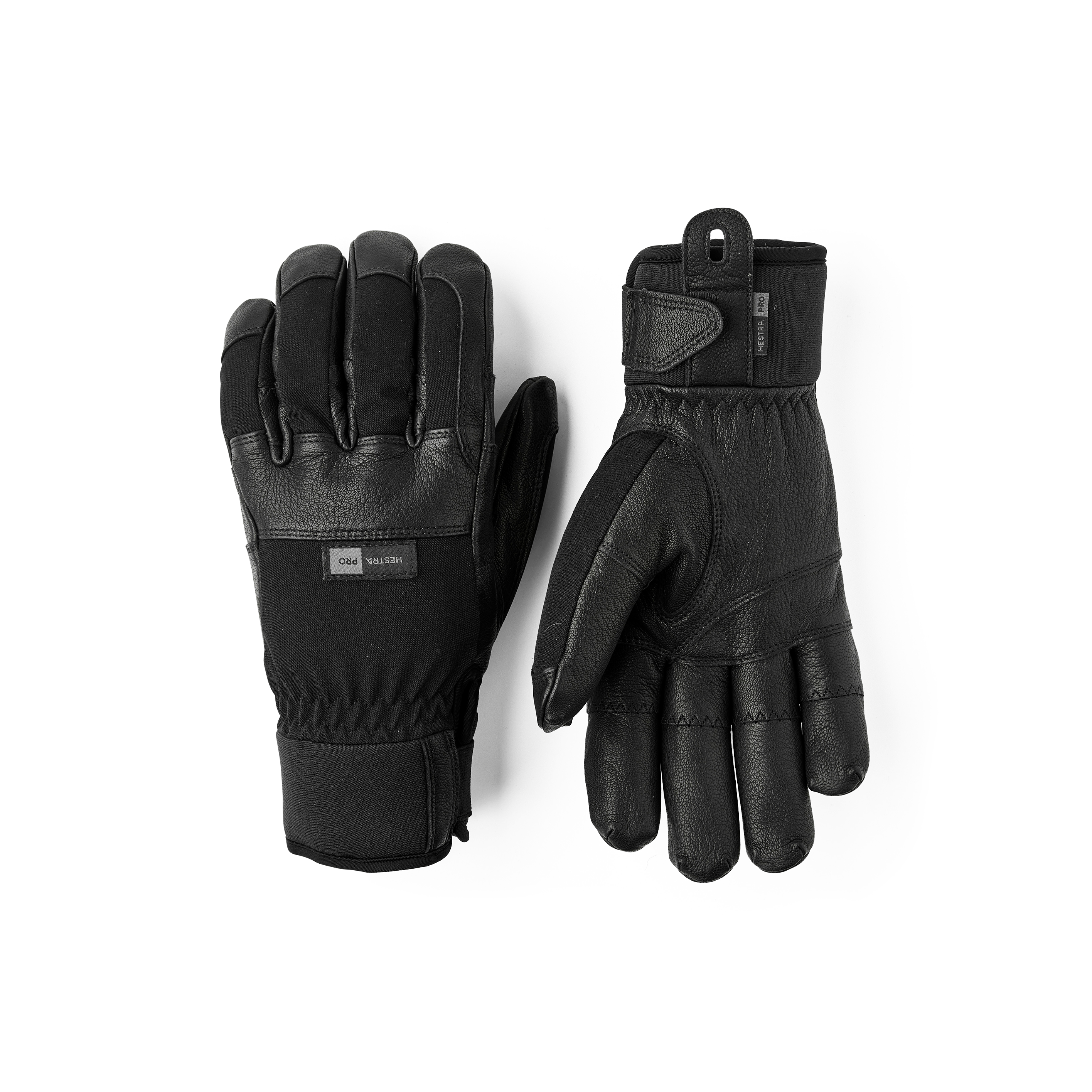 Hestra Ergo Grip CZone Pro glove in Black – front view