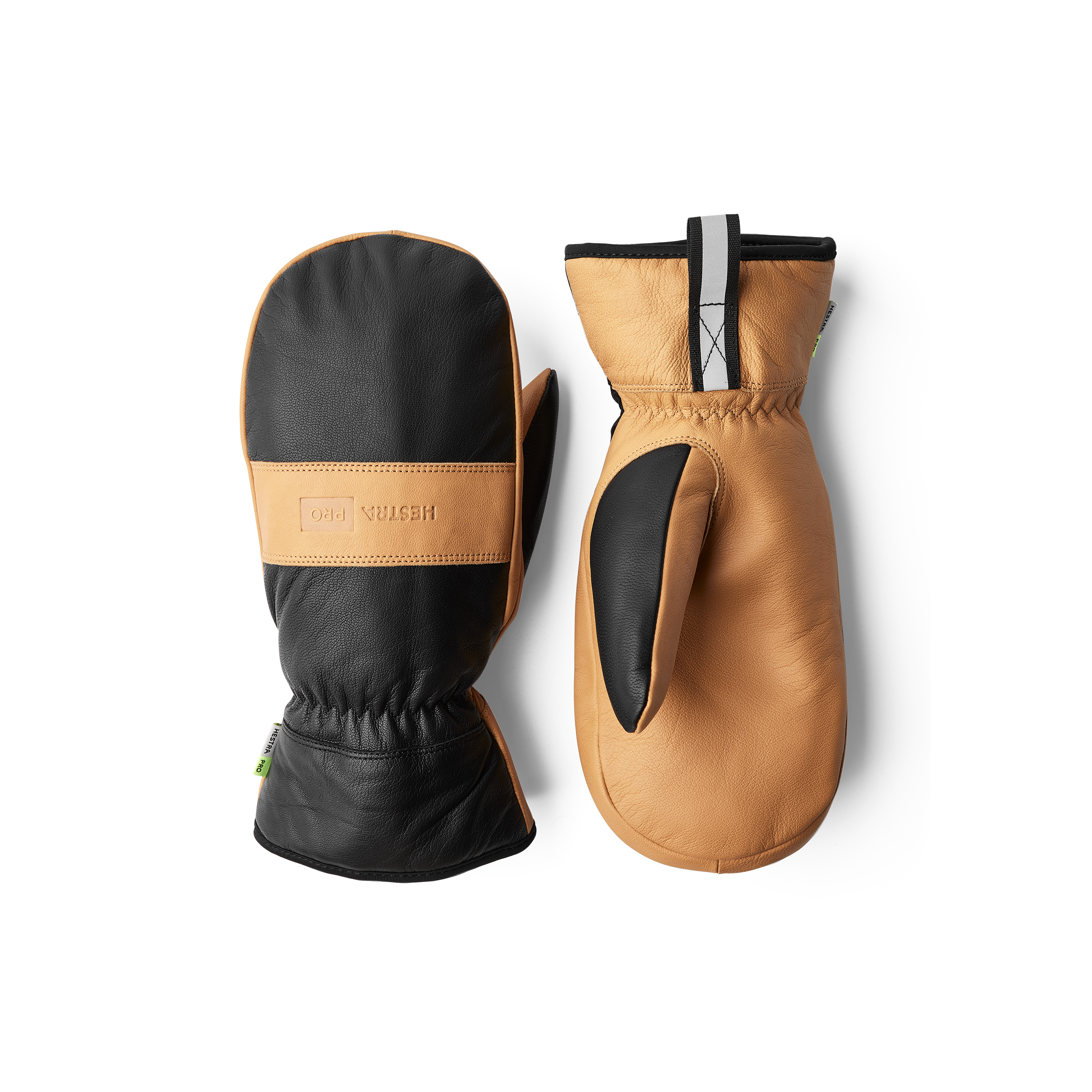 Hestra Winter Pro Mitt glove in Tan – front view